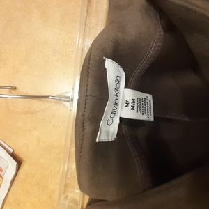 Calvin Klein suede pants